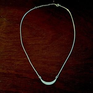 Crescent Moon minimalist necklace